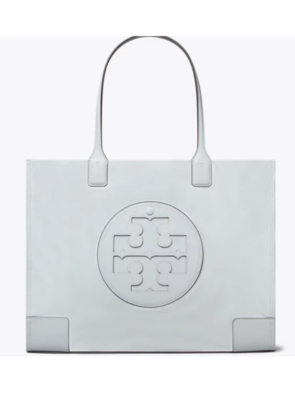 NWT TORY BURCH Handbag Ella Large Tote Bag Powder Blue - Picture 4 of 6